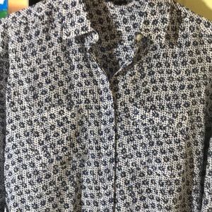 Ann Taylor Silk Flower Blouse, Size S